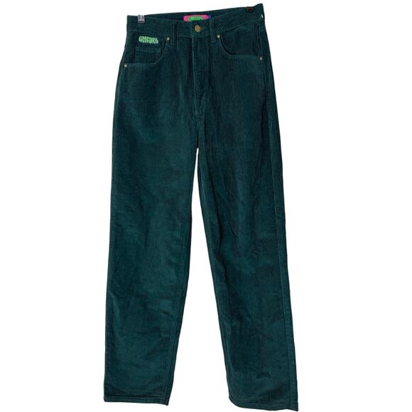 Empyre Tori Ponderosa Corduroy Skate Pants - Green, Size 4 - Picture 3 of 11
